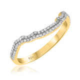 Photo of Sadie 1 3/4 ct tw. Diamond Princess Solitaire Trio Set 14K Yellow Gold Vermeil [BT2650YL]