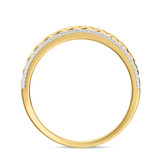 Photo of Sadie 1 ct tw. Diamond Wedding Band Set 14K Yellow Gold Vermeil [BT2650YM]