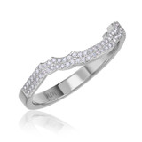 Photo of Sadie 1 ct tw. Diamond Wedding Band Set 14K White Gold Vermeil [BT2650WL]