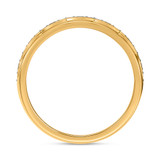 Photo of Merola 3/4 ct tw. Black Diamond Same Sex Mens Band Set 10K Yellow Solid Gold [BT2653YM]