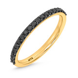 Photo of Nele 1/3 ct tw. Black Diamond Ladies Band 10K Yellow Solid Gold [BT2651YL]