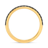Photo of Nele 1/3 ct tw. Black Diamond Ladies Band 10K Yellow Solid Gold [BT2651YL]
