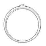 Photo of Niu 1/2 ct tw. Lab Grown Diamond Wedding Band Set 10K White Solid Gold [BT2660WM]