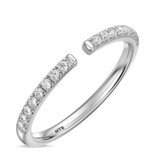 Photo of Niu 3/8 ct tw. Lab Grown Diamond Same Sex Ladies Band Set 10K White Solid Gold [BT2660WL]