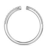Photo of Niu 1/6 ct tw. Lab Grown Diamond Ladies Band 10K White Solid Gold [BT2656WL]