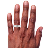 Photo of Niu 3/8 ct tw. Lab Grown Diamond Wedding Band Set 10K White Solid Gold [BT2656WM] [HT-3]