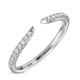 Photo of Niu 1 1/3 ct tw. Lab Grown Diamond Marquise Solitaire Trio Set 10K White Solid Gold [BT2656WL]