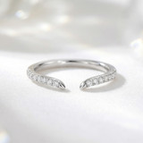Photo of Niu 1/3 ct tw. Lab Grown Diamond Same Sex Ladies Band Set 10K White Solid Gold [BT2656WL]