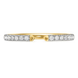 Photo of Niu 1/5 ct tw. Lab Grown Diamond Ladies Band 10K Yellow Solid Gold [BT2657YL]