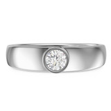 Photo of Niu 3/4 ct tw. Lab Grown Diamond Wedding Band Set 10K White Solid Gold [BT2657WM]