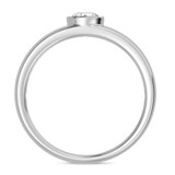 Photo of Niu 1 2/3 ct tw. Lab Grown Diamond Round Solitaire Trio Set 10K White Solid Gold [BT2657WM]