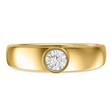 Photo of Niu 3 2/3 ct tw. Lab Grown Diamond Round Solitaire Trio Set 14K Yellow Solid Gold [BT2657YM]
