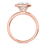 Photo of Niu 3 1/7 ct tw. Lab Grown Diamond Round Solitaire Bridal Set 10K Rose Solid Gold [BT1926RE-L295]