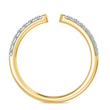 Photo of Niu 1 2/3 ct tw. Lab Grown Diamond Round Solitaire Trio Set 14K Yellow Solid Gold [BT2657YL]