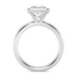 Photo of Niu 3 1/4 ct tw. Lab Grown Diamond Princess Solitaire Bridal Set 14K White Solid Gold [BT1917WE-K295]