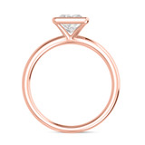 Photo of Niu 1 3/4 ct tw. Lab Grown Diamond Princess Solitaire Trio Set 14K Rose Solid Gold [BT1916RE-K095]