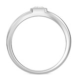 Photo of Niu 1/2 ct tw. Lab Grown Diamonds Mens Band 14K White Solid Gold [BT2658WM]