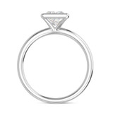 Photo of Niu 1 3/4 ct tw. Lab Grown Diamond Princess Solitaire Trio Set 14K White Solid Gold [BT1916WE-K095]