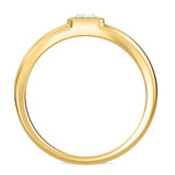 Photo of Niu 1 ct tw. Lab Grown Diamond Same Sex Mens Band Set 14K Yellow Solid Gold [BT2658YM]