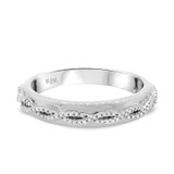 Photo of Isla 3/8 ct tw. Diamond Wedding Band Set 10K White Gold [BT472WM]