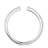 Photo of Niu 7/8 ct tw. Lab Grown Diamond Wedding Band Set 14K White Solid Gold [BT2659WL]