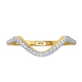 Photo of Liana 2 Carat T.W. Ruby and Diamond Matching Bridal Set 14K Yellow Gold Vermeil [BT2704YL]