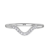 Photo of Holly 2 CT. T.W. Ruby and Diamond Matching Wedding Trio Set 14K White Gold Vermeil [BT2698WL]