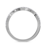 Photo of Lone 2 1/3 CT. T.W. Ruby and Diamond Matching Wedding Trio Set 14K White Gold Vermeil [BT2706WL]
