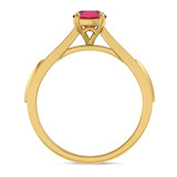 Photo of Irit 7/8 Carat T.W. Ruby and Diamond Matching Wedding Trio Set 14K Yellow Gold Vermeil [BT2699YE-C000]