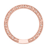 Photo of Zarina 1/6 ct tw. Lab Grown Diamond Ladies Band 10K Rose Solid Gold [BT2743RL]