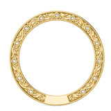 Photo of Zarina 1/4 ct tw. Lab Grown Diamond Wedding Band Set 10K Yellow Solid Gold [BT2743YL]