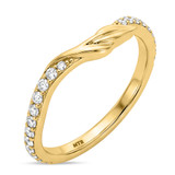 Photo of Ivana 1/2 ct tw. Lab Grown Diamond Same Sex Ladies Band Set 10K Yellow Solid Gold [BT2738YL]