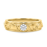 Photo of Ivana 1/2 ct tw. Lab Grown Diamond Wedding Band Set 10K Yellow Solid Gold [BT2738YM]