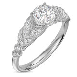 Photo of Virelle 2 1/2 ct tw. Lab Grown Diamond Round Solitaire Trio Set 14K White Solid Gold [BT2741WE-L095]
