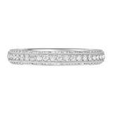 Photo of Bruma 5/8 ct tw. Lab Grown Diamond Same Sex Ladies Band Set 10K White Solid Gold [BT2745WL]