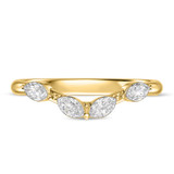 Photo of Vitella 3/8 ct tw. Lab Grown Diamond Ladies Band 10K Yellow Solid Gold [BT2747YL]