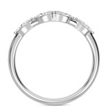 Photo of Vitella 7/8 ct tw. Lab Grown Diamond Same Sex Ladies Band Set 14K White Solid Gold [BT2747WL]