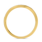 Photo of Diantha 1/10 Carat T.W. Diamond and Diamond Ladies Wedding Band 14K Yellow Gold Vermeil [BT2693YL]