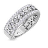 Photo of Sutton 3/4 ct tw. Lab Grown Diamonds Mens Band 14K White Gold Vermeil [BT2769WM]