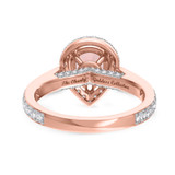 Photo of The Chunky Goddess Collection 4 3/4 ct tw. Morganite Pear Solitaire Engagement Ring 14K Rose Gold [BT5058RE-C000]