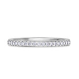 Photo of The Chunky Goddess Collection 5 1/5 Carat T.W. Morganite Pear Solitaire Bridal Set 14K White Gold [BT5058WL]