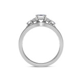 Photo of Enjoy Curves 3 ct tw. Diamond Emerald Solitaire Bridal Set 950 Platinum [BR5054P-E123]