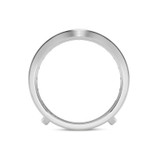 Photo of Enjoy Curves 3 3/8 ct tw. Diamond Emerald Solitaire Bridal Set 14K White Solid Gold [BT5053WL]