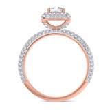 Photo of Shot Diva Collection Victorious 2 1/5 ct tw. Asscher Solitaire Diamond Engagement Ring 14K Rose Gold [BT5051RE-S095]