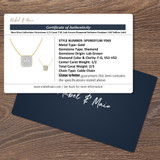 Shot Diva Collection Victorious 2/3 Carat T.W. Lab Grown Diamond Solitaire Pendant 14K Yellow Gold