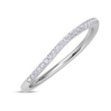 Photo of Shot Diva Collection Morganite 1/3 ct tw. Ladies Band Platinum [BT5050PL]