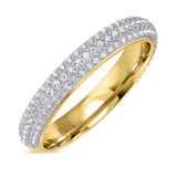 Photo of Shot Diva Collection Victorious 2 2/3 CT. T.W. Asscher Solitaire Bridal Set 14K Yellow Gold [BT5051YL]