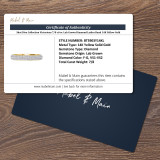 Shot Diva Collection Victorious 7/8 ct tw. Lab Grown Diamond Ladies Band 14K Yellow Gold