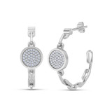 Photo of Kimberly D. 1/3 CT. T.W. Diamond Earring 10K White Gold [CE5816W]
