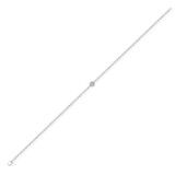 Photo of Kimberly D. 1/20 CT. T.W. Anklet 14K White Gold [AN5817W]